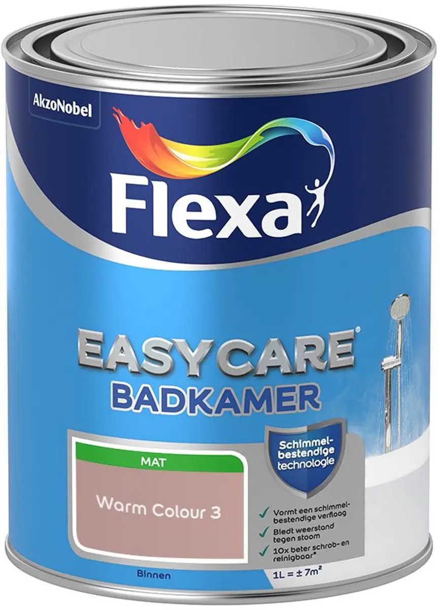 Flexa Easycare Badkamer Mengverf Warm Colour 3