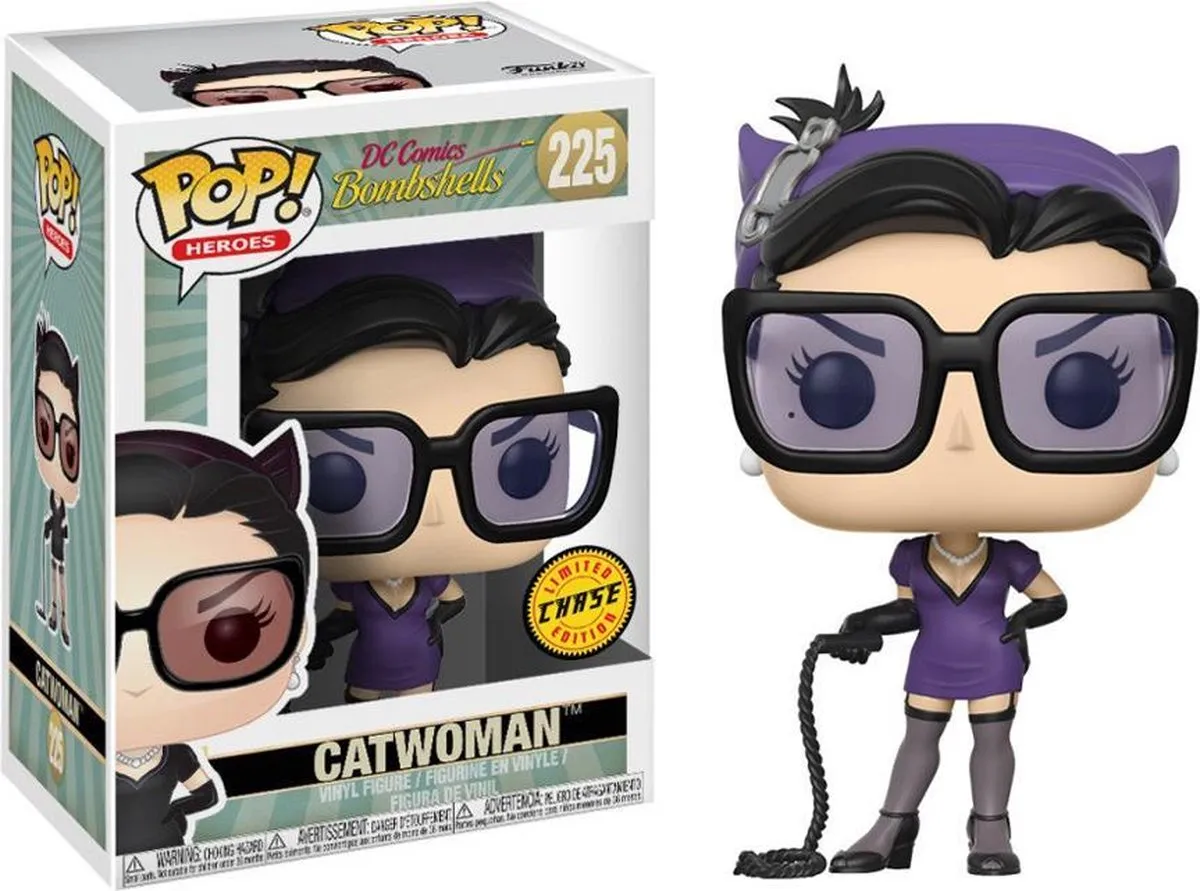 Funko Pop DC Bombshells Catwoman Chase - Multicolor
