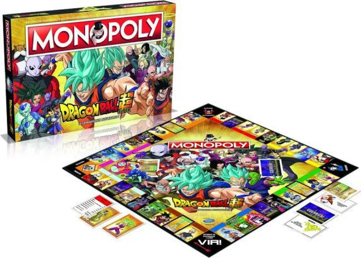 Winning Moves Monopoly Dragon Ball Z Super Edition WM00250-ITA-6 - Bordspel