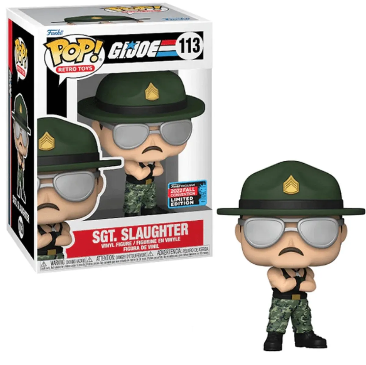 Funko Pop! G.I. Joe Sgt. Slaughter 2022 Exclusief
