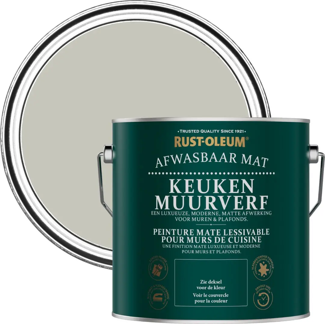 Rust-Oleum Grijs Keukenverf Mist 2,5L