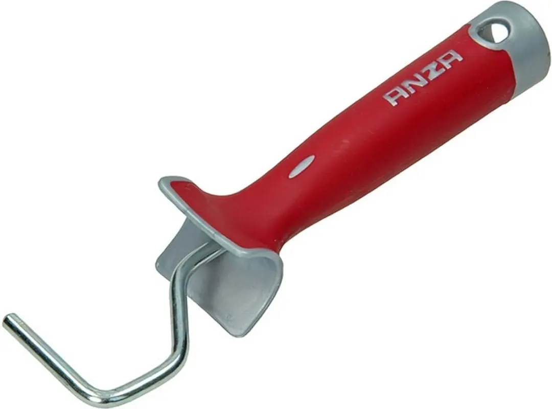 Anza Verfbeugel 25cm - Grijs/Rood