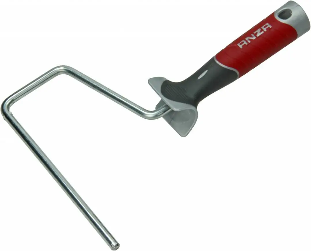 Anza Verfbeugel 25cm - Grijs/Rood - afbeelding 6 van 6