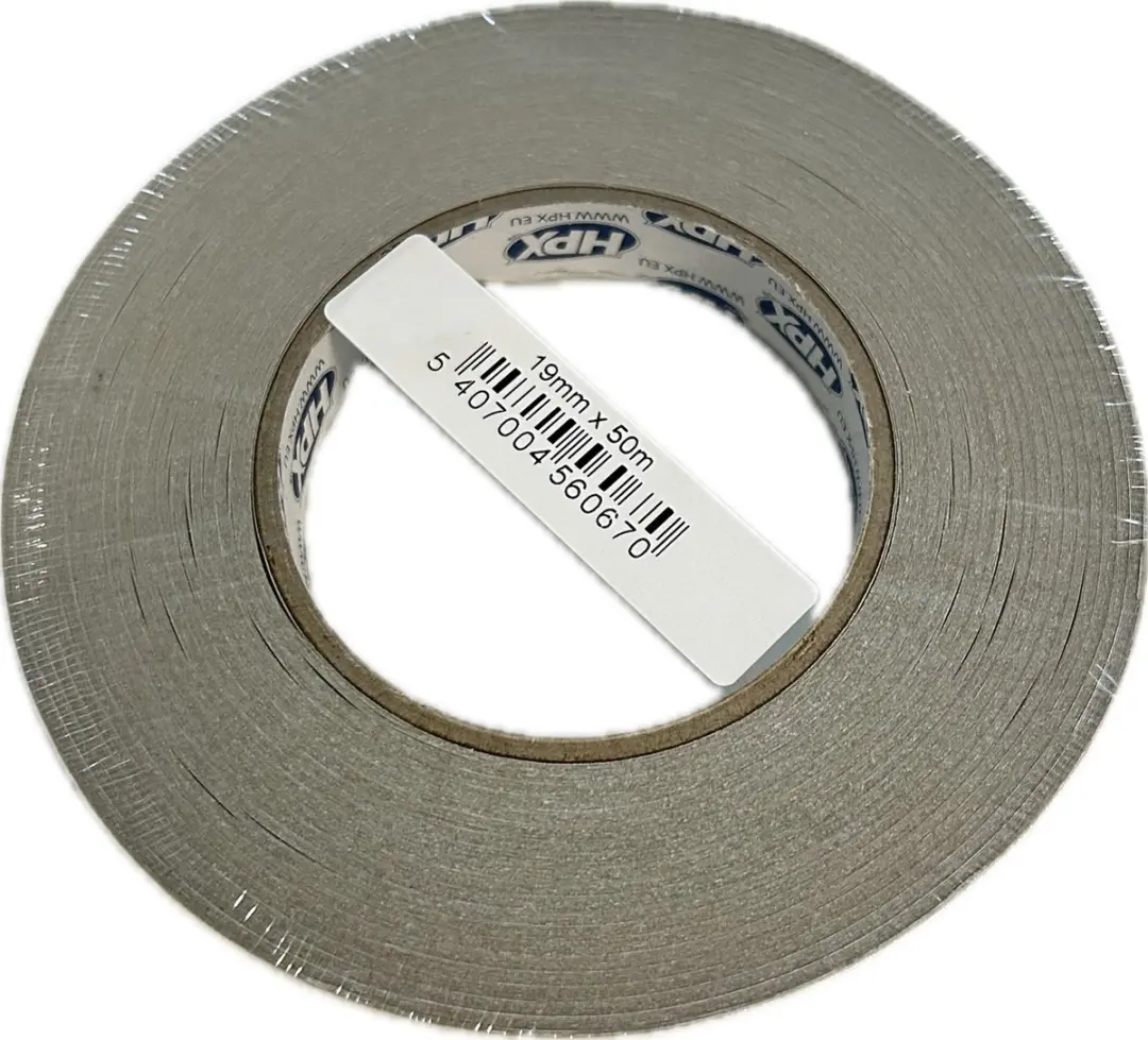 HPX Dubbelzijdig Tissue Tape 19mm x 50m - 10 Rollen - Wit