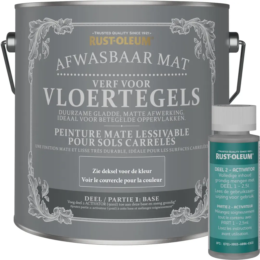Rust-Oleum Vloertegelverf Mat 2,5L - Sweet Nothing