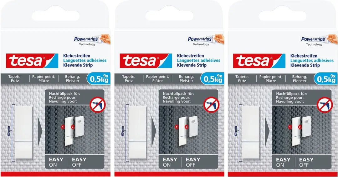 Tesa Powerstrips Plakstrips 45 Stuks