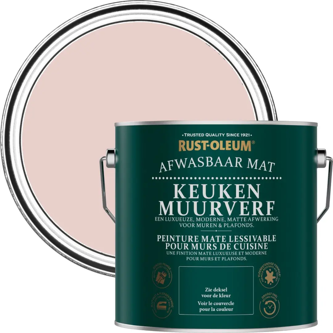 Rust-Oleum Roze Champagne Keuken Muurverf 2,5L