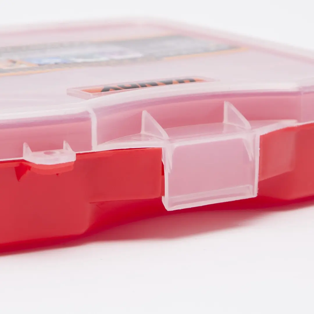 Handy Extra Kleine Sorteerdoos 8 Vakken - 165x140x60mm - Rood