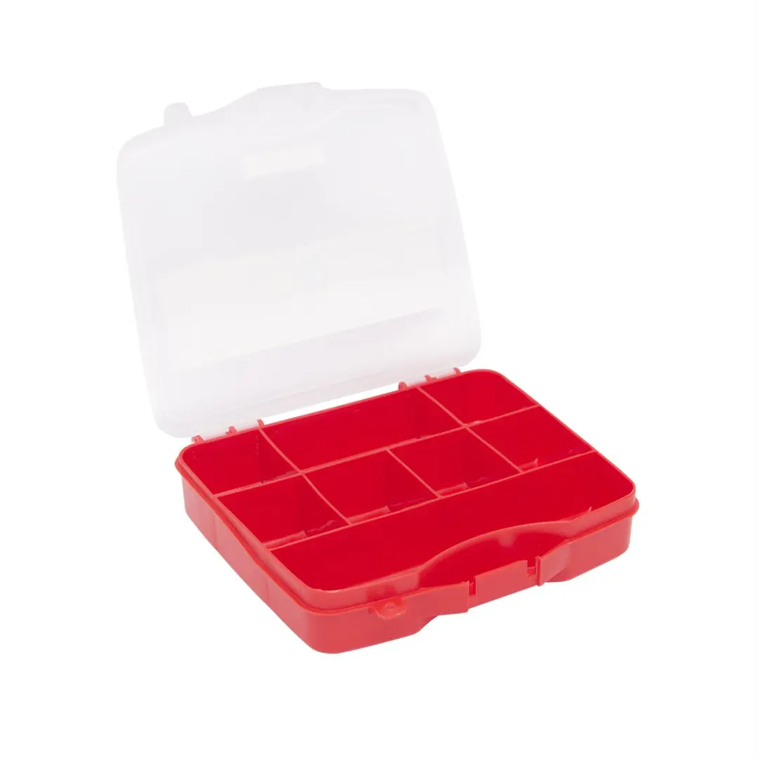 Handy Extra Kleine Sorteerdoos 8 Vakken - 165x140x60mm - Rood