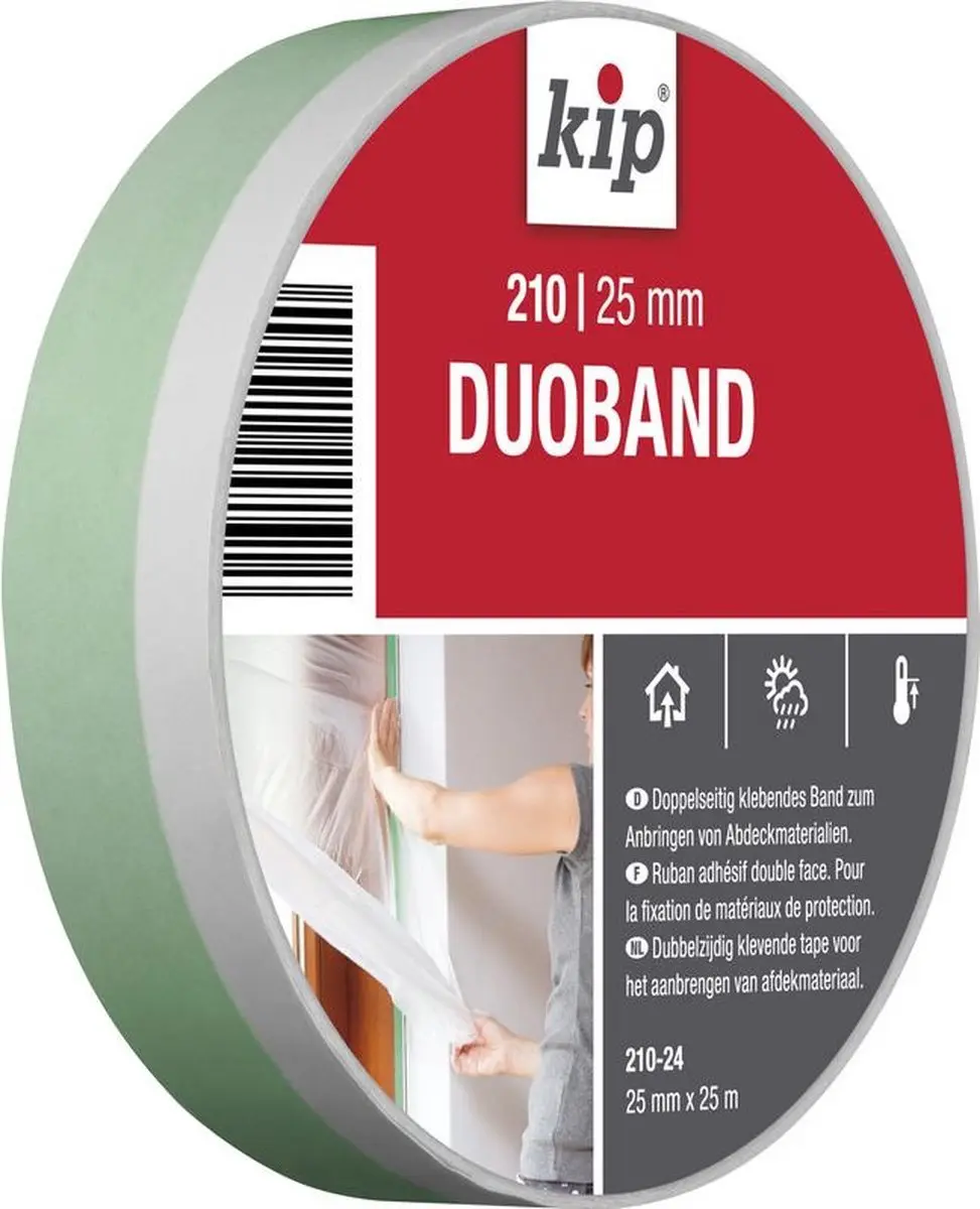 Kip 310 Duoband 25mm - 25 Meter - Meerkleurig
