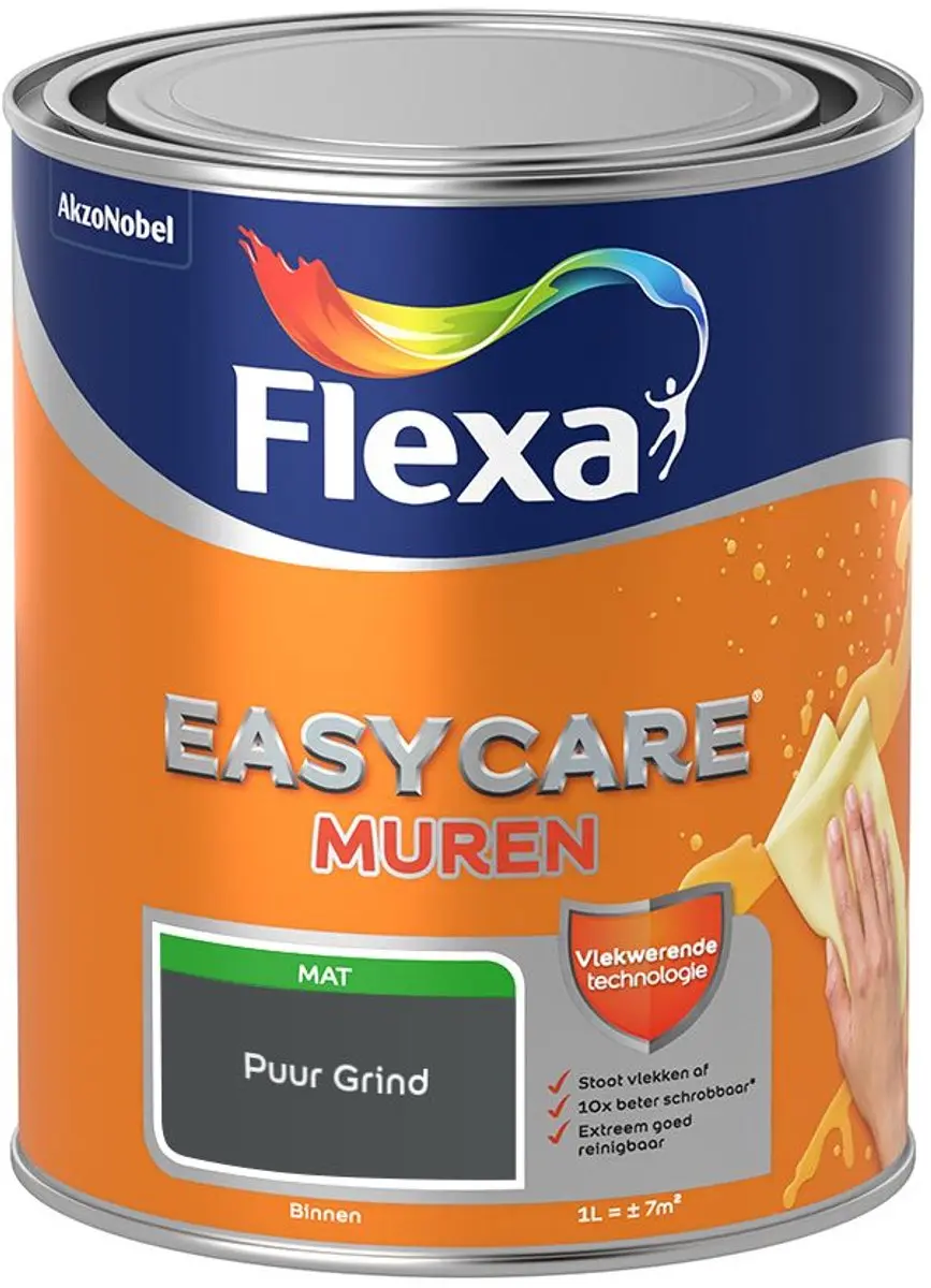 Flexa Easycare Muren Puur Grind Mengverf 1L