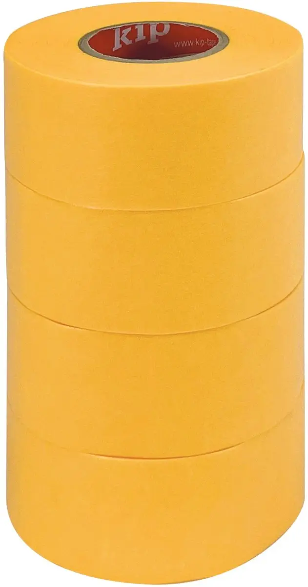 Kip Washi Tape Oranje Pocket - 4 Stuks