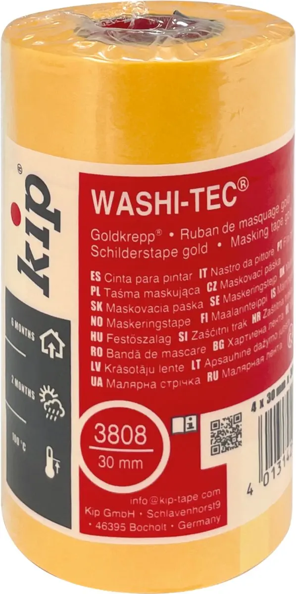 Kip Washi Tape Oranje Pocket