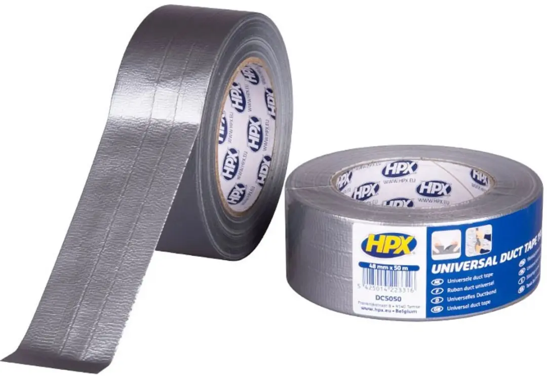 HPX Duct Tape 48mm x 50m - Zilver