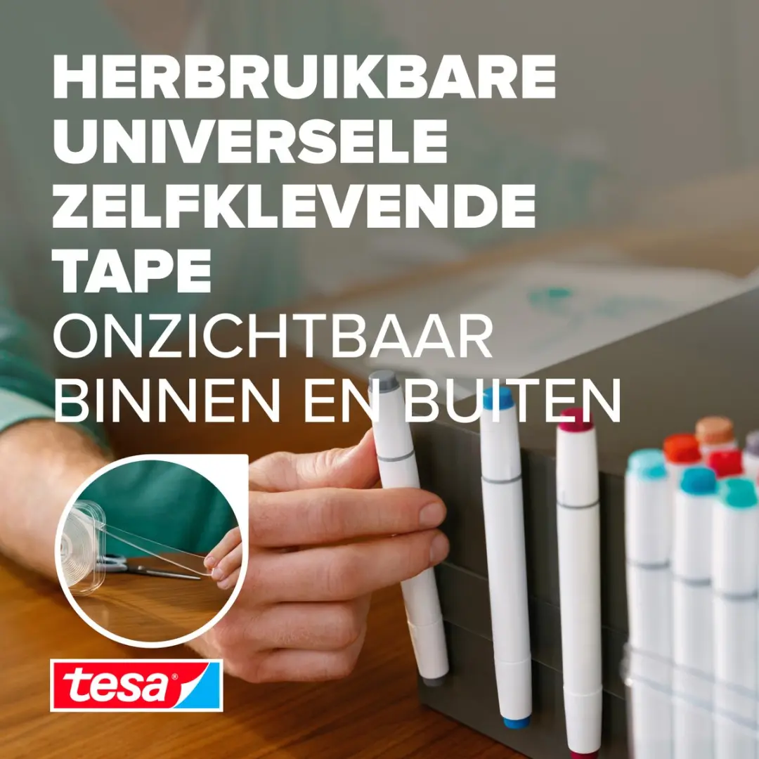 Tesa Nano Tape Transparant 3m x 30mm