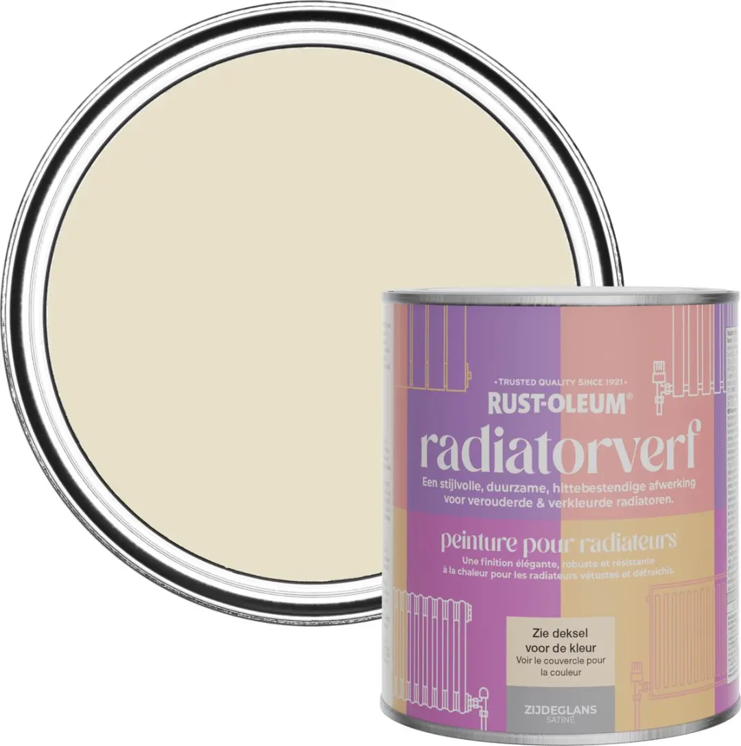 Rust-Oleum Beige Radiatorverf Zijdeglans Longsands Strand 750ml