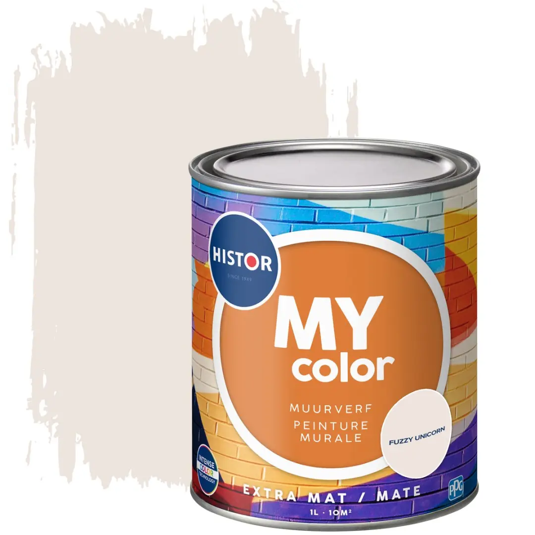Histor MY Color Muurverf Extra Mat 1L - Fuzzy Unicorn Beige