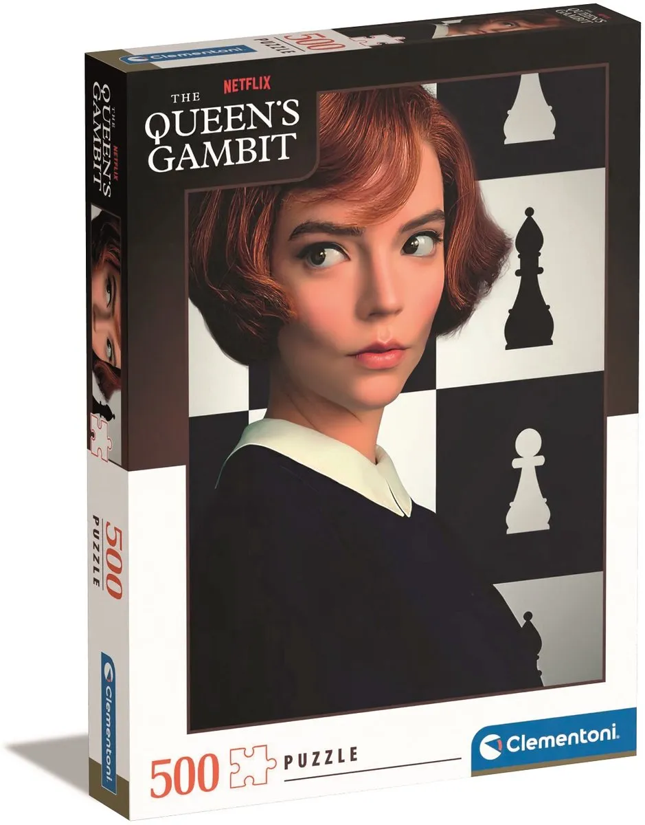 Clementoni Netflix Queen’s Gambit Puzzle 500 Stuks