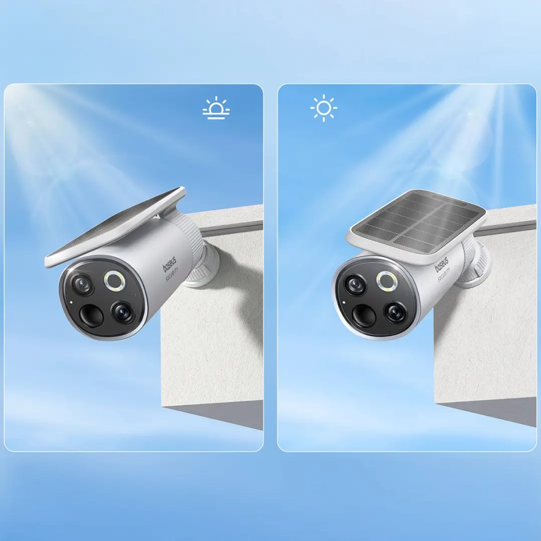 Baseus S1 Pro Beveiligingscamera 3K - 2 Stuks - Wit