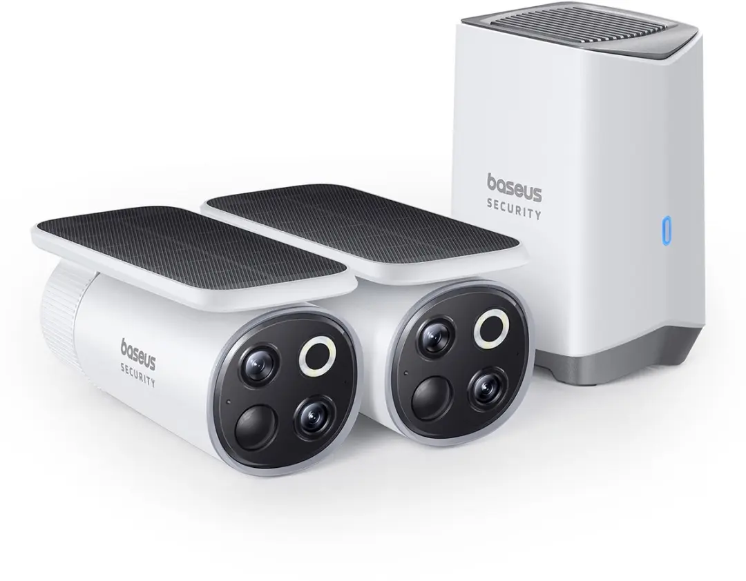 Baseus S1 Pro Beveiligingscamera 3K - 2 Stuks - Wit