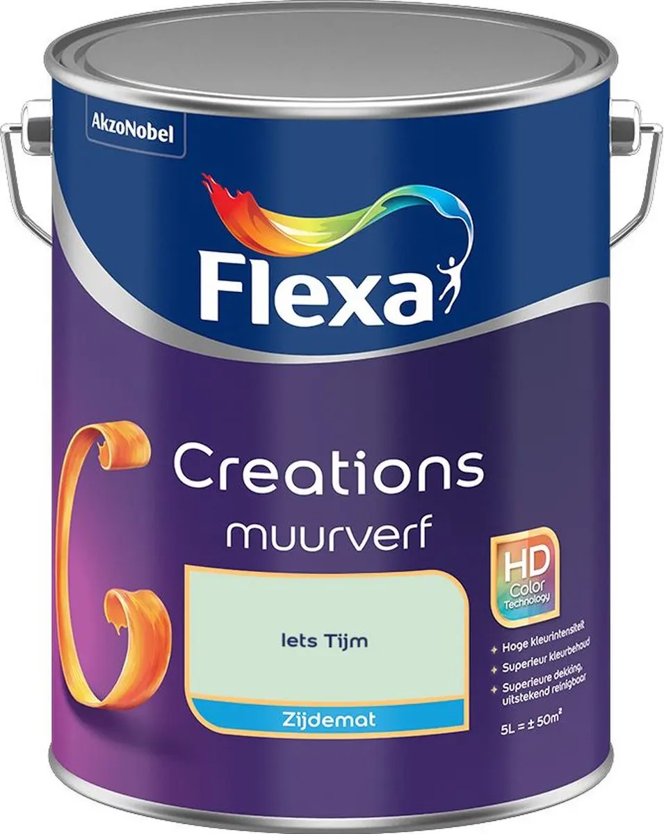 Flexa Creations Muurverf Zijdemat Iets Tijm 5L