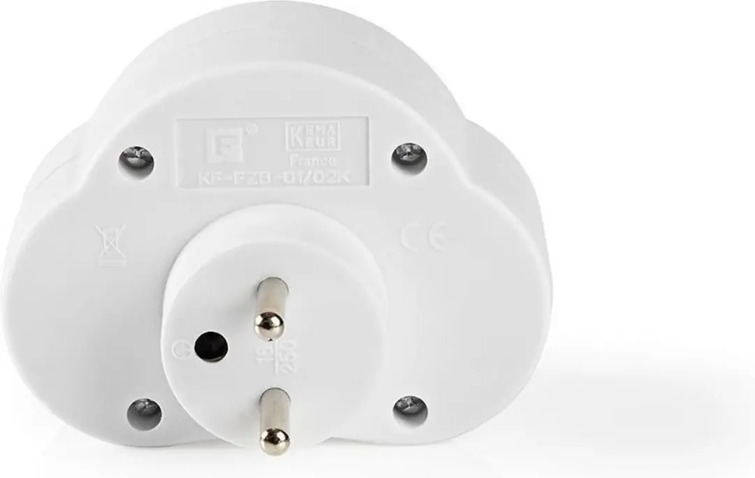 Nedis Stopcontact-Splitter Type-E 16A 3500W - Wit