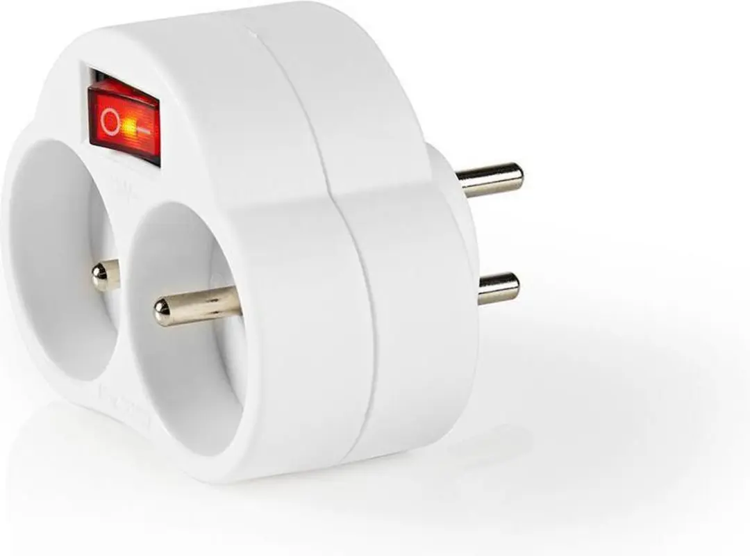 Nedis Stopcontact-Splitter Type-E 16A 3500W - Wit