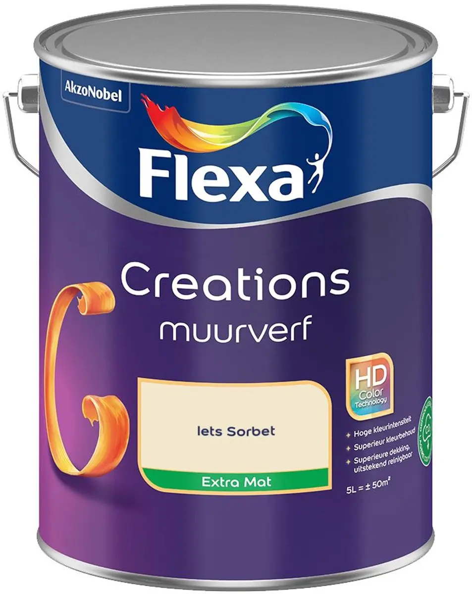 Flexa Creations Muurverf Extra Mat Iets Sorbet 5L