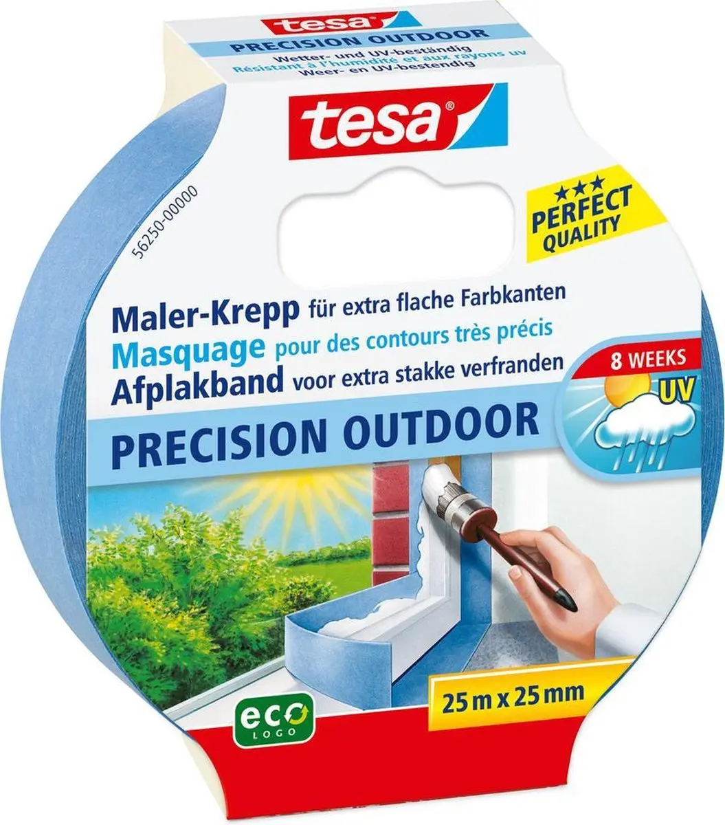 Tesa Afplakband Outdoor 25m x 25mm