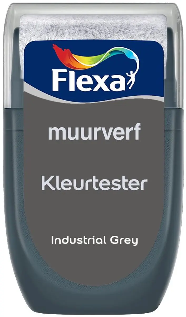 Flexa Kleurtester Muurverf Industrial Grey 0.03L