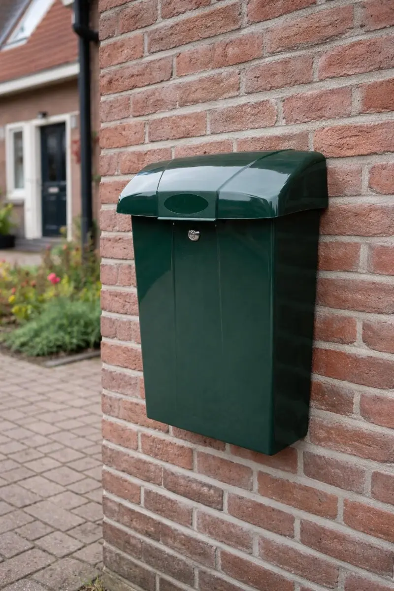 Talen Tools Tuilana Brievenbus PTT - Groen - Met slot