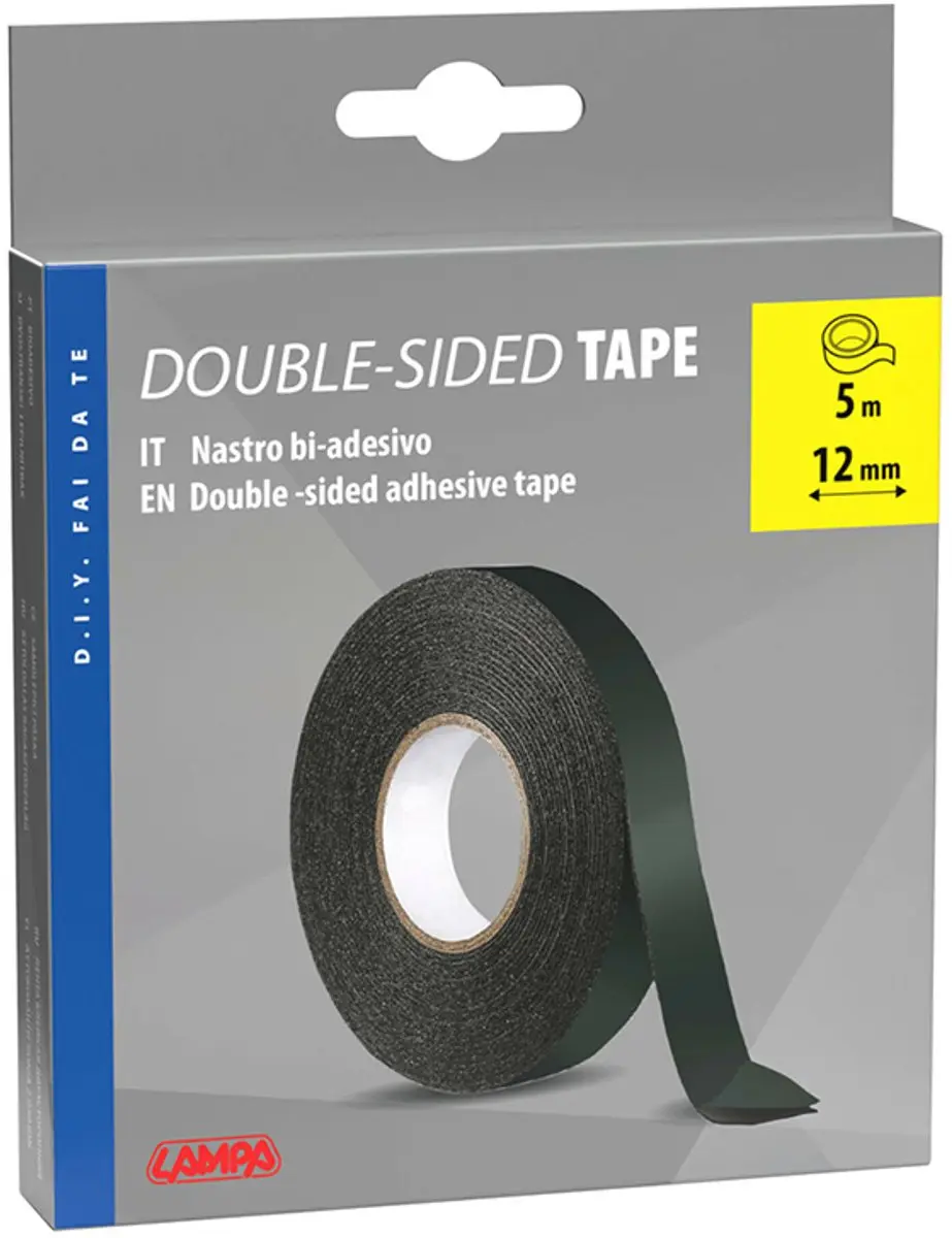 Lampa Dubbelzijdig Tape Zwart