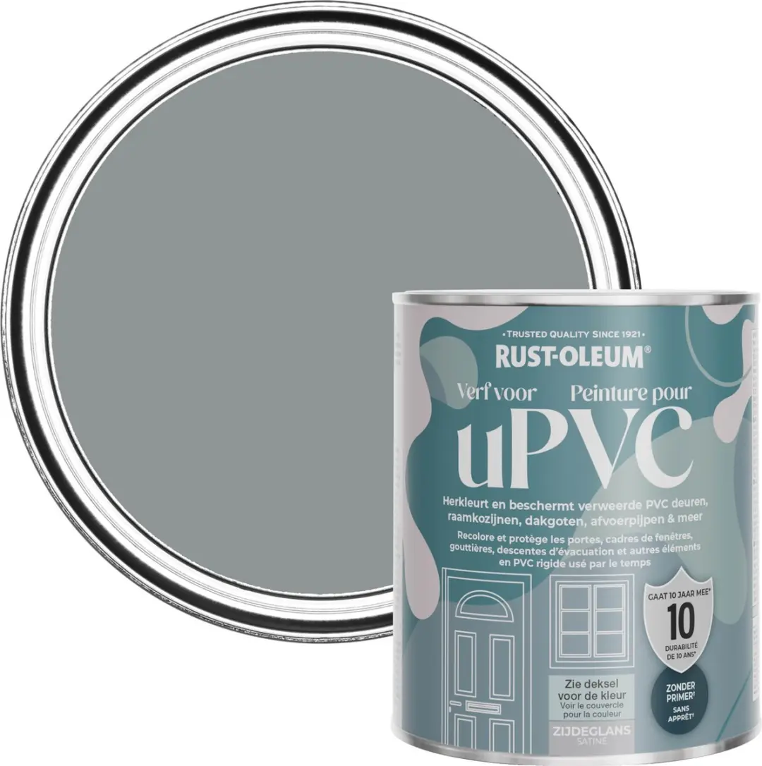 Rust-Oleum Donkergrijs Zijdeglans Verf 750ml