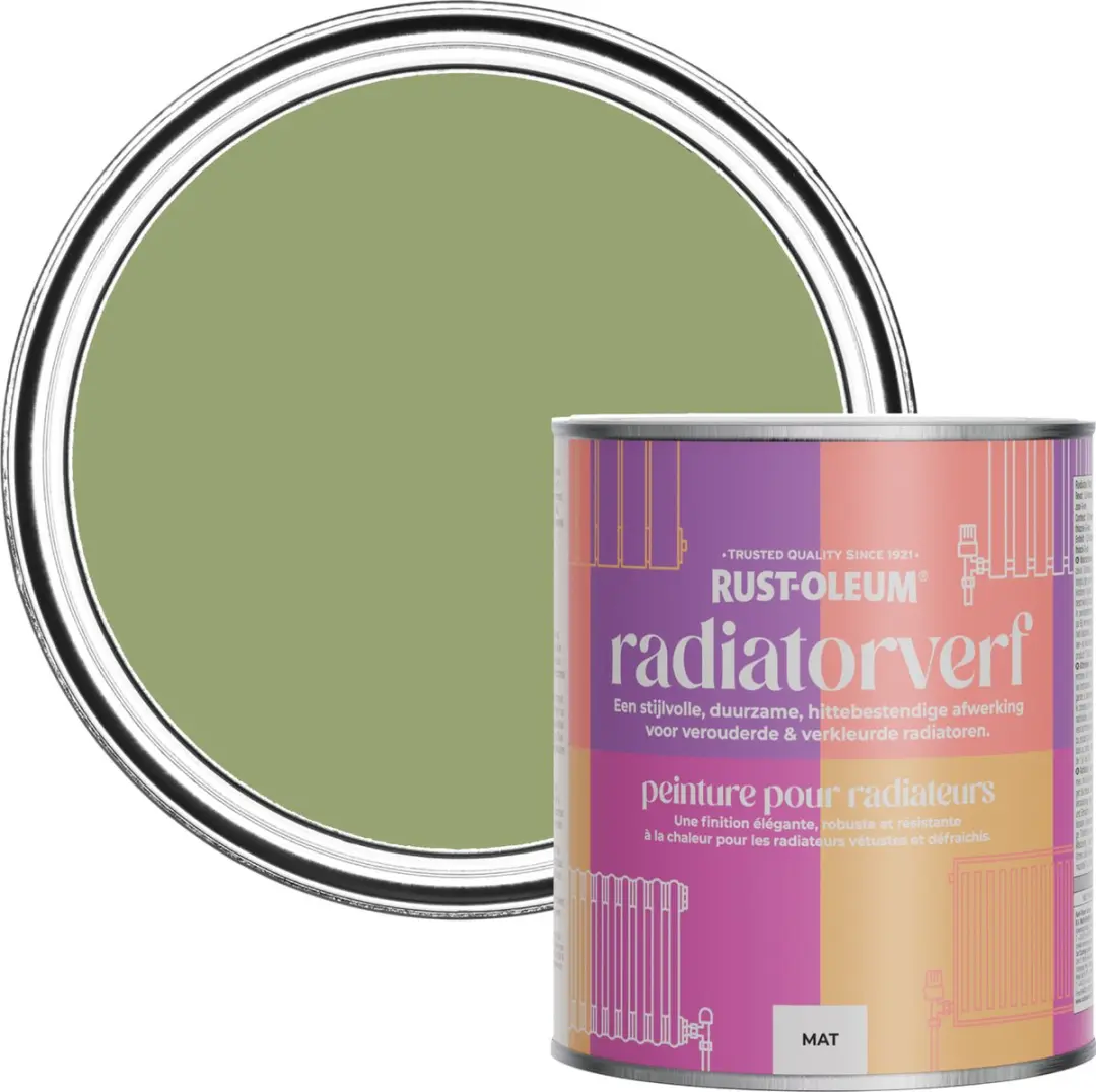 Rust-Oleum Groene Radiatorverf 750ml