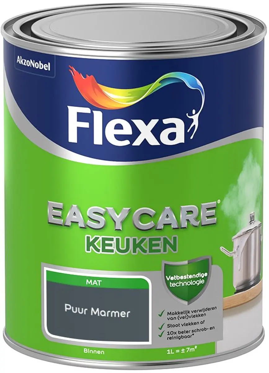 Flexa Easycare Keuken Mengverf Puur Marmer 1L