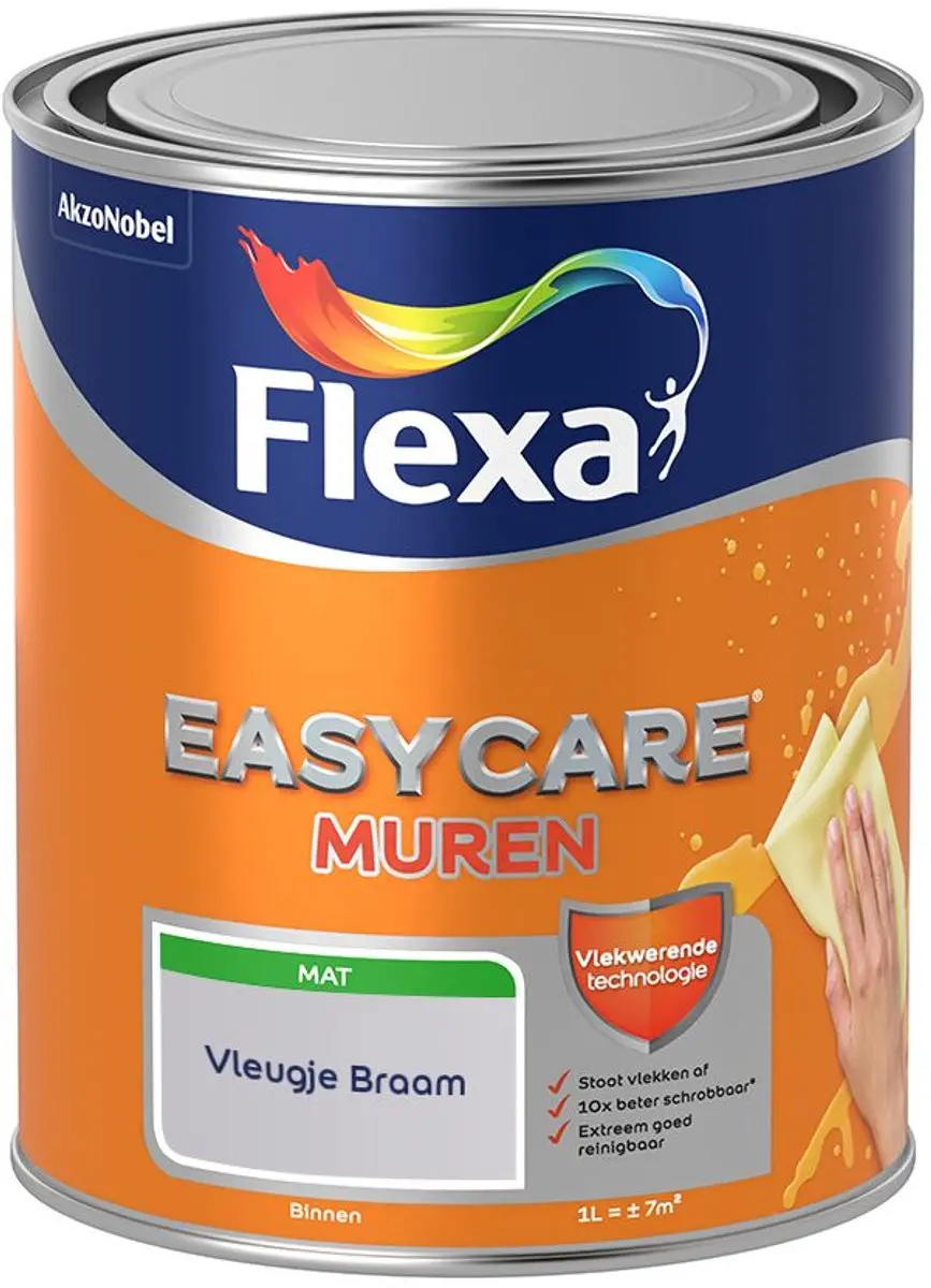 Flexa Easycare Muren Vleugje Braam Mengverf 1L