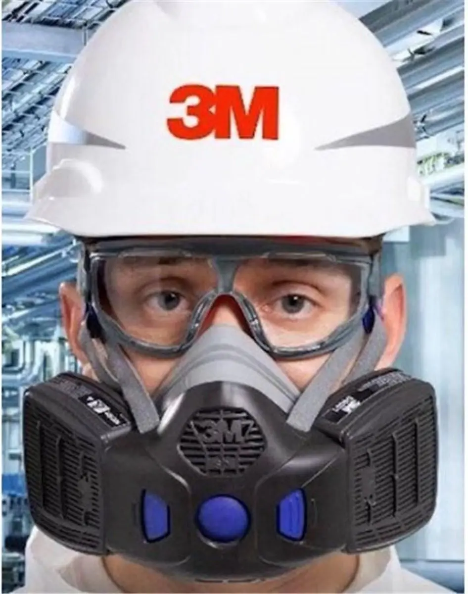 3M HF-803SD Halfgelaatsmasker - Meerkleurig