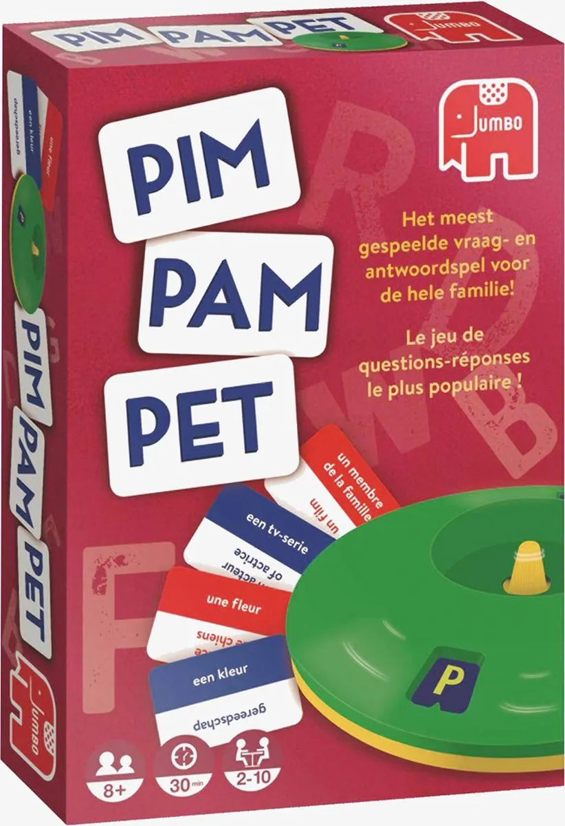 Jumbo Pim Pam Pet Original Kaartspel - 10 Spelers