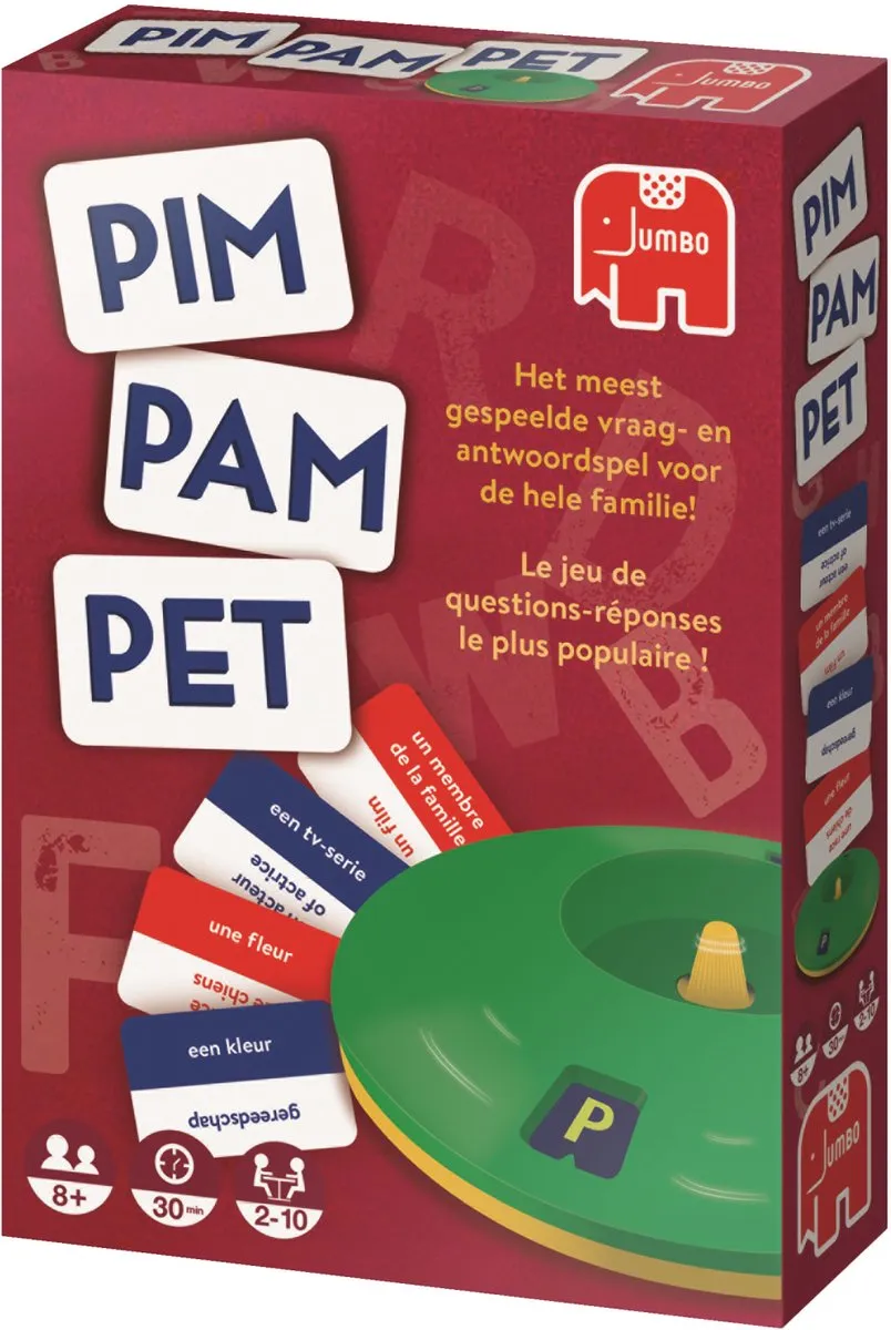 Jumbo Pim Pam Pet Original Kaartspel - 10 Spelers