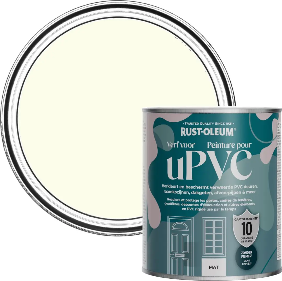 Rust-Oleum Gebroken Wit Verf voor PVC 750ml
