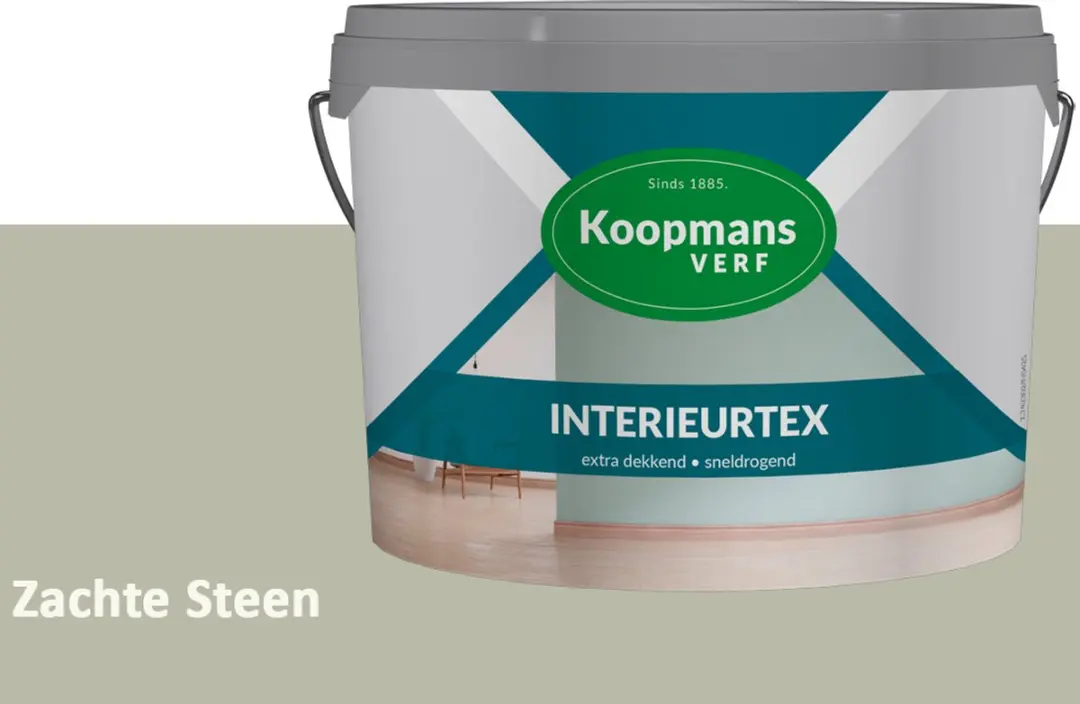 Koopmans Interieurtex Matte Muurverf Zachte Steen 2,5L