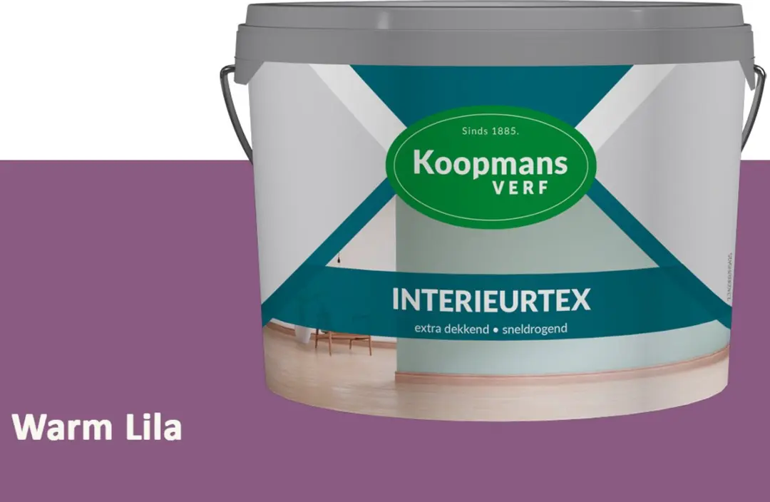 Koopmans Interieurtex Matte Muurverf Warm Lila 5L