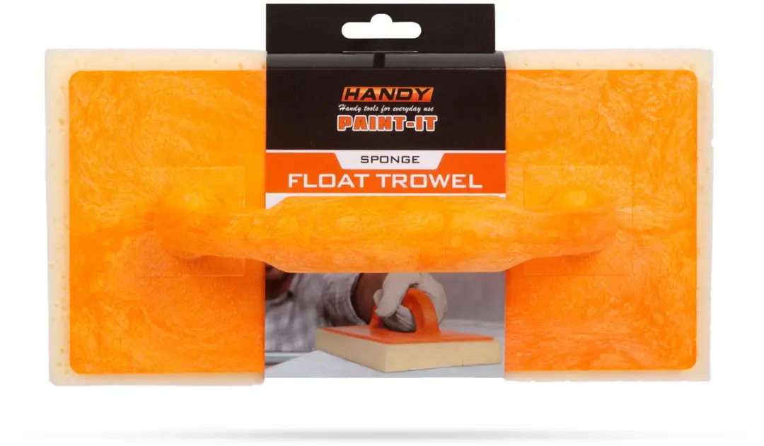 Handy Spons Spaan Afreilat 280x140mm - Kunststof - Oranje/Geel