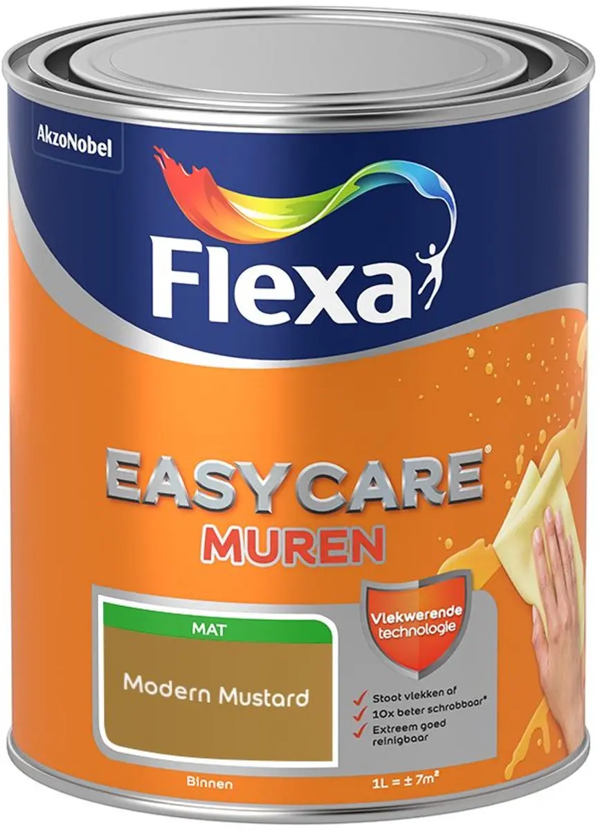 Flexa Easycare Murenverf Modern Mustard 1L