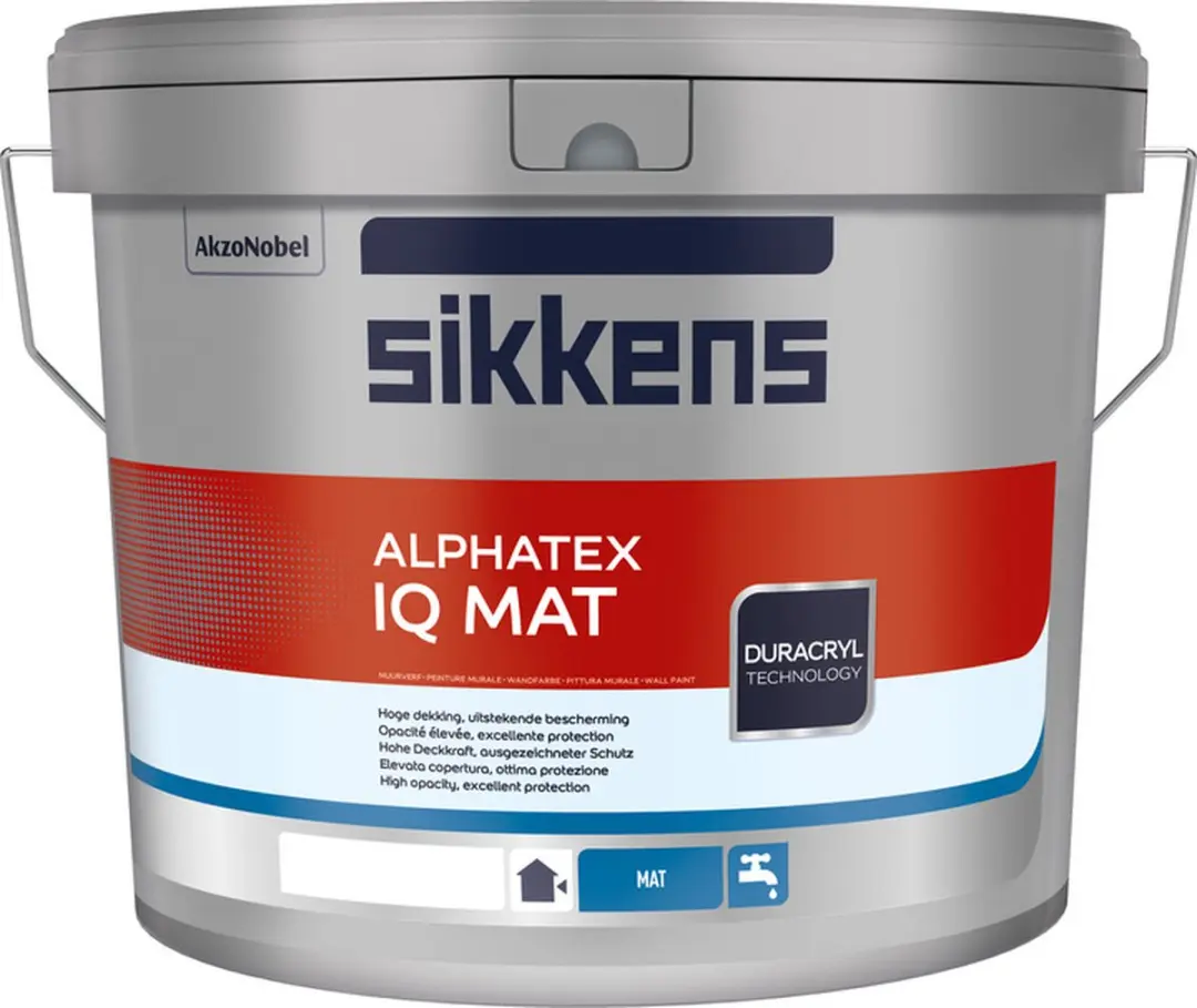 Sikkens Alphatex IQ Mat Afwerkingslaag 10L