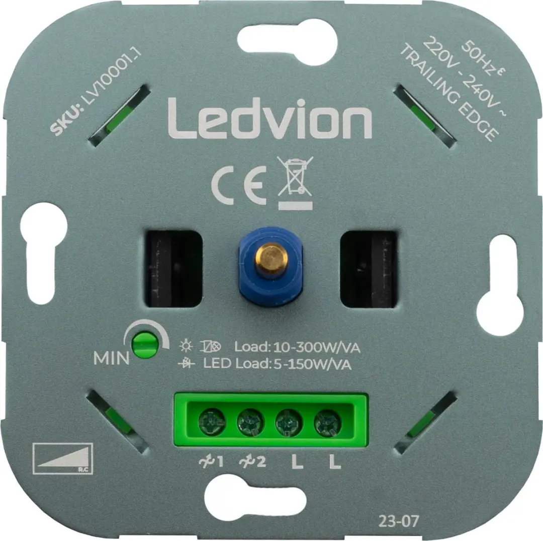 LEDVION LED Dimmer Universeel 0-150W Inbouw