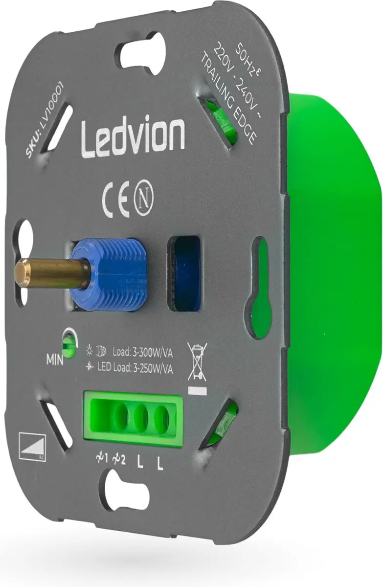 LEDVION LED Dimmer Universeel 0-150W Inbouw