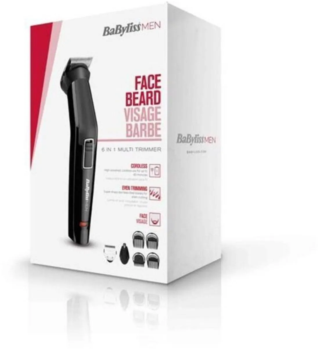 Babyliss 6 in 1 MT725E Multitrimmer - Zwart