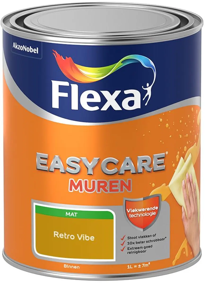 Flexa Easycare Muren Mengverf Retro Vibe 1L