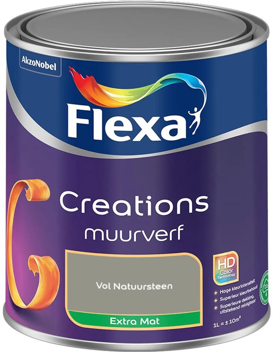 Flexa Creations Muurverf Extra Mat Vol Natuursteen 1L